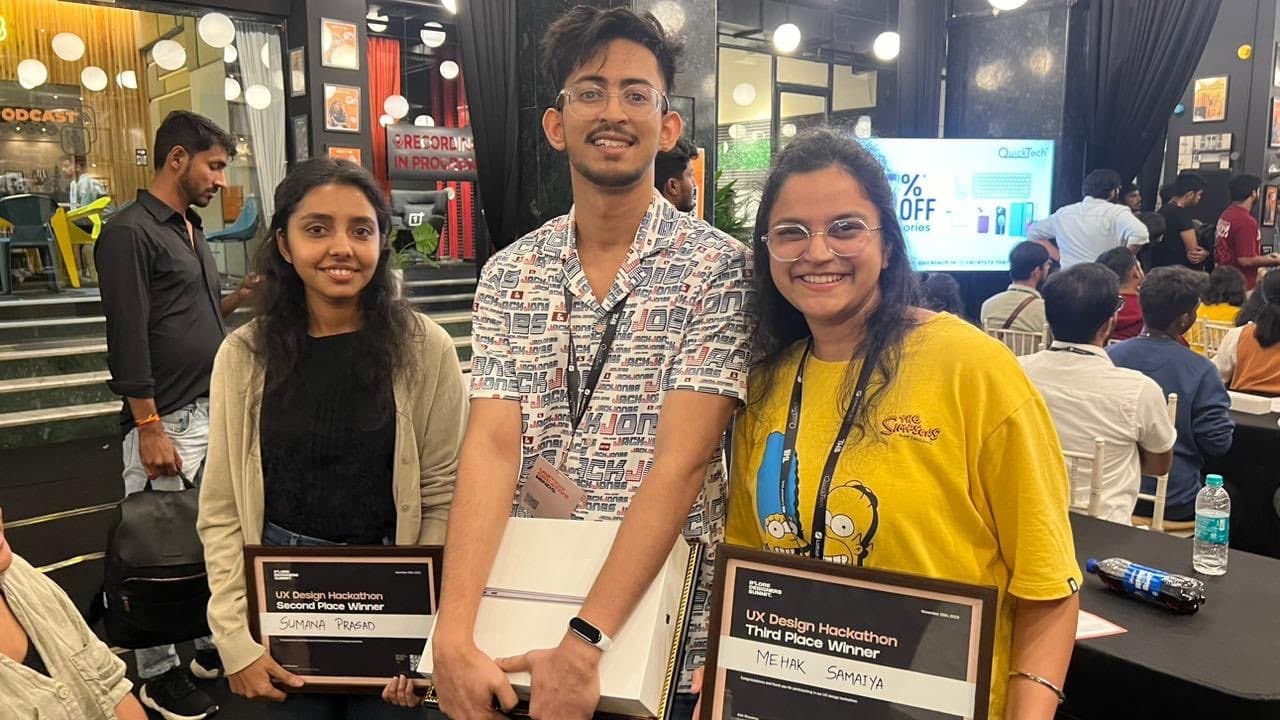 Designathon Champion — First Place